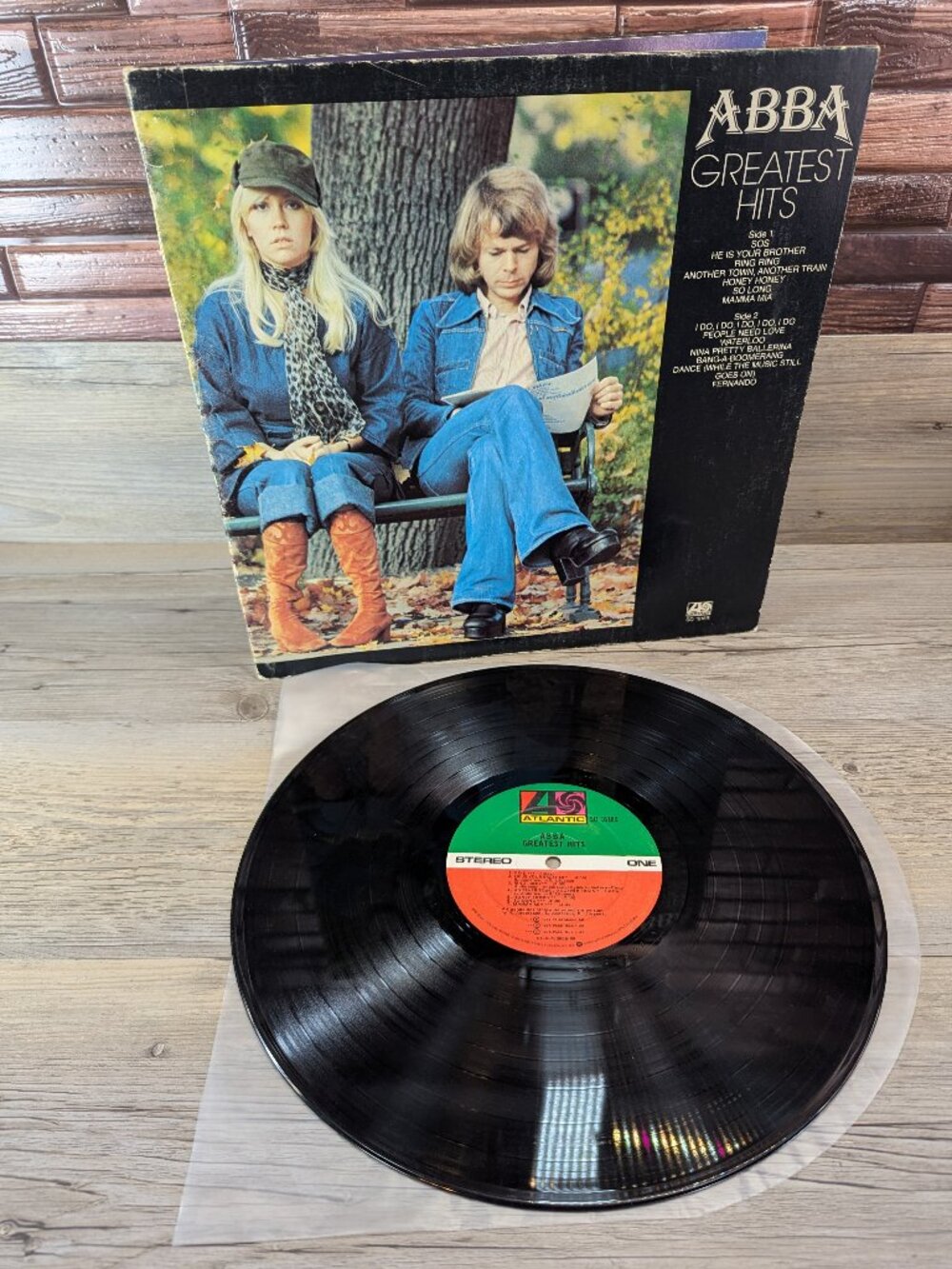 ABBA Greatest Hits (Vinyl LP Record 1976 Atlantic SD 18189)